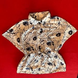 Beautiful Spanner Jacket / Blouse  - Small / Medium / Large - NAVY / WHITE